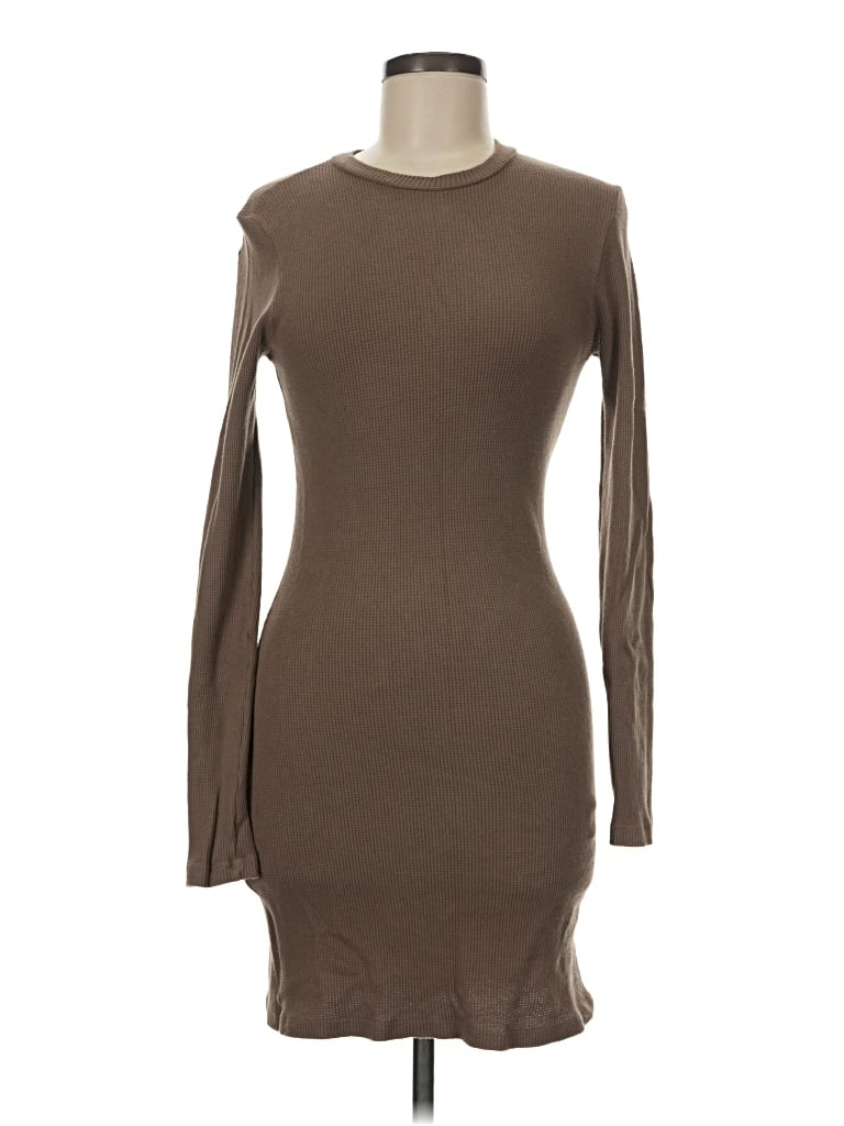 Pre-owned Monrow Casual Dress In Brown