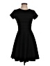 Parker Solid Black Casual Dress Size S - photo 1
