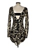 Guess Animal Print Brown Cocktail Dress Size XS - photo 2