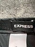 Express 100% Polyester Floral Black Shorts Size XL - photo 3