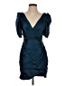 Mac Duggal 100% Polyester Blue Cocktail Dress Size 2 - photo 1