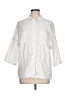 Assorted Brands White 3/4 Sleeve Button-Down Shirt Size 10 - photo 1