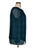 Coldwater Creek 100% Polyester Teal Long Sleeve Blouse Size 14 - photo 4
