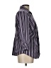 Gitano Stripes Purple 3/4 Sleeve Button-Down Shirt Size L - photo 4