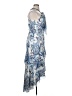 Theia Paisley Blue Cocktail Dress Size 14 - photo 4
