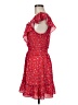 Parker 100% Polyester Hearts Red Casual Dress Size 6 - photo 5