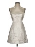 BONDI BORN 100% Acetate Metallic Silver Cocktail Dress Size XS - photo 1