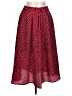 Unbranded Polka Dots Red Casual Skirt Size L - photo 1