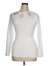 Ashley Stewart 100% Polyester White Long Sleeve Top Size 14 - 16 Plus - photo 1