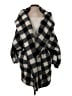 Assorted Brands 100% Polyester Checkered-gingham Gray Coat Size XS - photo 1