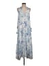 Saylor 100% Viscose Tie-dye Blue Casual Dress Size XS - photo 1