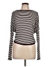 Polly & Esther 100% Rayon Black Long Sleeve Top Size L - photo 1