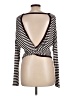 Polly & Esther 100% Rayon Black Long Sleeve Top Size L - photo 2