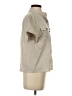 Theory 100% Lyocell Tan Short Sleeve Blouse Size S - photo 4