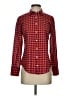 J.Crew Checkered-gingham Red Long Sleeve Button-Down Shirt Size 0 - photo 1