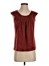 The Limited Solid Orange Burgundy Sleeveless Blouse Size XS - photo 1