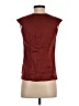 The Limited Solid Orange Burgundy Sleeveless Blouse Size XS - photo 2