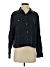 Theory 100% Lyocell Black Long Sleeve Button-Down Shirt Size S - photo 1