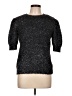 Rachel Zoe Metallic Black Pullover Sweater Size L - photo 1