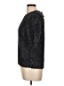 Rachel Zoe Metallic Black Pullover Sweater Size L - photo 5