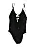 XOXO Graphic Black One Piece Swimsuit Size XL - photo 2