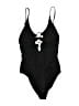 XOXO Graphic Black One Piece Swimsuit Size XL - photo 1