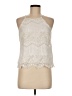 Monteau Ivory Sleeveless Blouse Size M - photo 1