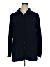 Susan Graver Blue Long Sleeve Button-Down Shirt Size XL - photo 1