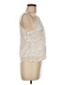 Monteau Ivory Sleeveless Blouse Size M - photo 4