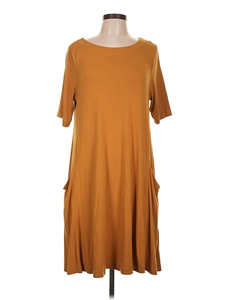 Pre-owned Sigrid Olsen Casual Dress In Brown