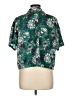 Adore Me 100% Polyester Floral Green Short Sleeve Blouse Size L - photo 2