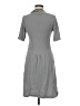 Prairie Underground Solid Gray Casual Dress Size M - photo 2