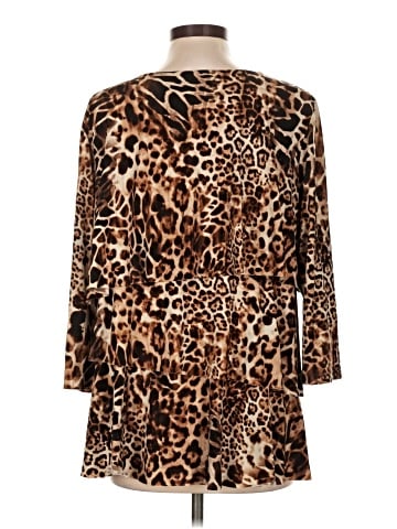 Susan Graver 3/4 Sleeve Blouse (view 2)