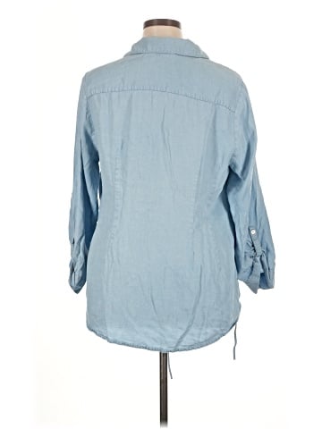 Soft Surroundings 3/4 Sleeve Button-Down Shirt (view 2)