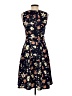 Unbranded Floral Blue Cocktail Dress Size S - photo 2