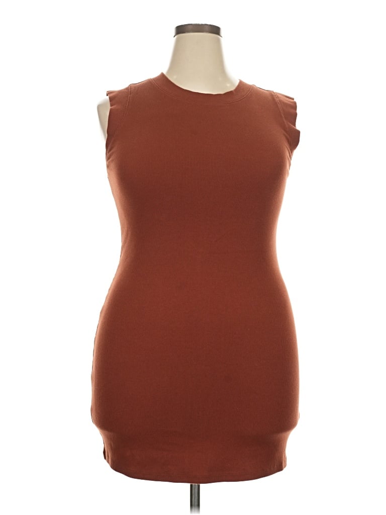 Pre-owned A New Day Casual Dress In Brown