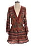 Trafaluc by Zara Paisley Multi Color Red Romper Size XS - photo 1