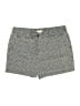 Ann Taylor LOFT 100% Cotton Polka Dots Gray Shorts Size 10 - photo 1