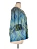 Live and Let Live Teal 3/4 Sleeve Blouse Size XL - photo 4