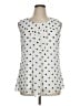 Timeson 100% Polyester White Sleeveless Blouse Size XL - photo 1