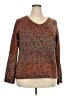 Coldwater Creek Tweed Brown Pullover Sweater Size 2X - photo 1