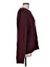 Just Fab Solid Burgundy Pullover Sweater Size L - photo 4