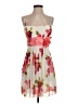 Jodi Kristopher 100% Polyester Floral Ivory Cocktail Dress Size S - photo 1