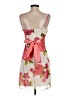Jodi Kristopher 100% Polyester Floral Ivory Cocktail Dress Size S - photo 2