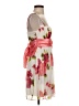 Jodi Kristopher 100% Polyester Floral Ivory Cocktail Dress Size S - photo 4