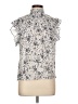 Adiva Silver Sleeveless Blouse Size L - photo 1