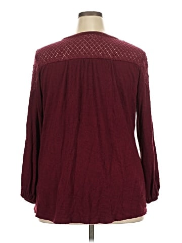 Style&Co Long Sleeve Blouse (view 2)