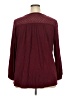 Style&Co Burgundy Long Sleeve Blouse Size XXL - photo 2
