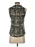 Ecru 100% Polyester Green Sleeveless Blouse Size XS - photo 2