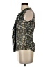 Ecru 100% Polyester Green Sleeveless Blouse Size XS - photo 5